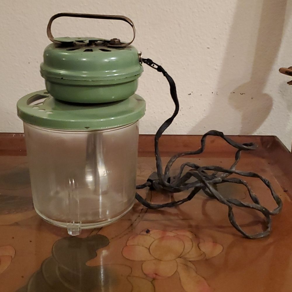 Vidrio Antique Whip Eze Mixer Mayonnaise Mixer Vintage